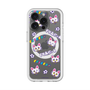 スリムプロテクションプレミアムケース with MagSafe［ クリアソン新宿 - くりあにゃん - 総柄 ］