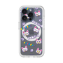スリムプロテクションプレミアムケース with MagSafe［ クリアソン新宿 - くりあにゃん - 総柄 ］