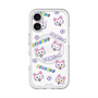 スリムプロテクションプレミアムケース with MagSafe［ クリアソン新宿 - くりあにゃん - 総柄 ］