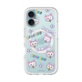 スリムプロテクションプレミアムケース with MagSafe［ クリアソン新宿 - くりあにゃん - 総柄 ］