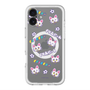 スリムプロテクションプレミアムケース with MagSafe［ クリアソン新宿 - くりあにゃん - 総柄 ］
