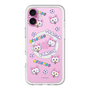 スリムプロテクションプレミアムケース with MagSafe［ クリアソン新宿 - くりあにゃん - 総柄 ］