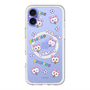 スリムプロテクションプレミアムケース with MagSafe［ クリアソン新宿 - くりあにゃん - 総柄 ］