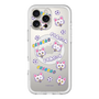 スリムプロテクションプレミアムケース with MagSafe［ クリアソン新宿 - くりあにゃん - 総柄 ］