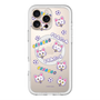 スリムプロテクションプレミアムケース with MagSafe［ クリアソン新宿 - くりあにゃん - 総柄 ］
