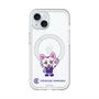 スリムプロテクションプレミアムケース with MagSafe［ クリアソン新宿 - くりあにゃん - ハイタッチ ］
