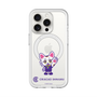スリムプロテクションプレミアムケース with MagSafe［ クリアソン新宿 - くりあにゃん - ハイタッチ ］