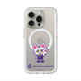 スリムプロテクションプレミアムケース with MagSafe［ クリアソン新宿 - くりあにゃん - ハイタッチ ］