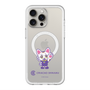スリムプロテクションプレミアムケース with MagSafe［ クリアソン新宿 - くりあにゃん - ハイタッチ ］