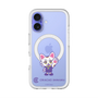 スリムプロテクションプレミアムケース with MagSafe［ クリアソン新宿 - くりあにゃん - ハイタッチ ］