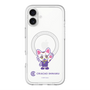 スリムプロテクションプレミアムケース with MagSafe［ クリアソン新宿 - くりあにゃん - ハイタッチ ］