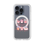スリムプロテクションプレミアムケース with MagSafe［ もくもくちゃん - リボン ］