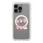 スリムプロテクションプレミアムケース with MagSafe［ もくもくちゃん - リボン ］