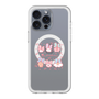 スリムプロテクションプレミアムケース with MagSafe［ もくもくちゃん - リボン ］