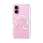 スリムプロテクションプレミアムケース with MagSafe［ もくもくちゃん - リボン ］