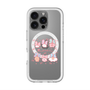 スリムプロテクションプレミアムケース with MagSafe［ もくもくちゃん - リボン ］