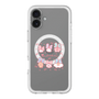 スリムプロテクションプレミアムケース with MagSafe［ もくもくちゃん - リボン ］