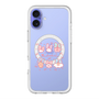 スリムプロテクションプレミアムケース with MagSafe［ もくもくちゃん - リボン ］
