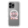 スリムプロテクションプレミアムケース with MagSafe［ もくもくちゃん - リボン ］