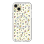 スリムプロテクションプレミアムケース with MagSafe［ もくもくちゃん - フラワー - お花畑 ］