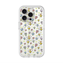 スリムプロテクションプレミアムケース with MagSafe［ もくもくちゃん - フラワー - 総柄 ］