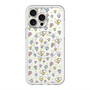 スリムプロテクションプレミアムケース with MagSafe［ もくもくちゃん - フラワー - お花畑 ］