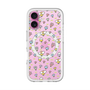 スリムプロテクションプレミアムケース with MagSafe［ もくもくちゃん - フラワー - お花畑 ］