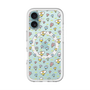 スリムプロテクションプレミアムケース with MagSafe［ もくもくちゃん - フラワー - お花畑 ］