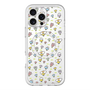 スリムプロテクションプレミアムケース with MagSafe［ もくもくちゃん - フラワー - お花畑 ］