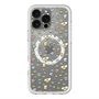 スリムプロテクションプレミアムケース with MagSafe［ もくもくちゃん - フラワー - お花畑 ］