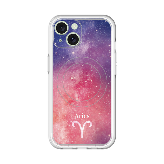 スリムプロテクションプレミアムケース with MagSafe［ STARRY SIGNS - オリジナル - Aries ］