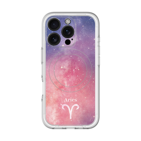 スリムプロテクションプレミアムケース with MagSafe［ STARRY SIGNS - オリジナル - Aries ］