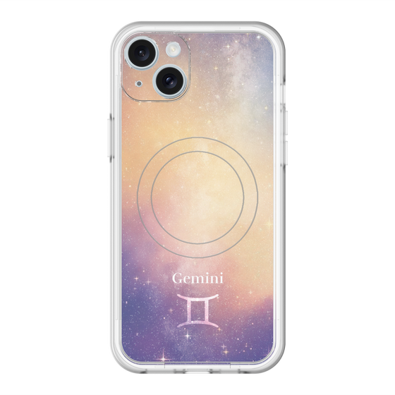 スリムプロテクションプレミアムケース with MagSafe［ STARRY SIGNS - オリジナル - Gemini ］
