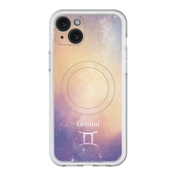 スリムプロテクションプレミアムケース with MagSafe［ STARRY SIGNS - オリジナル - Gemini ］