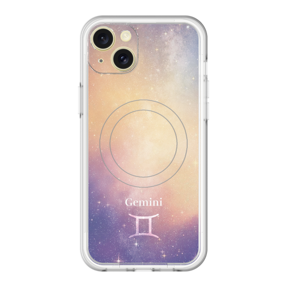 スリムプロテクションプレミアムケース with MagSafe［ STARRY SIGNS - オリジナル - Gemini ］