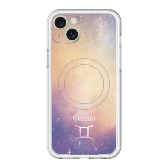 スリムプロテクションプレミアムケース with MagSafe［ STARRY SIGNS - オリジナル - Gemini ］