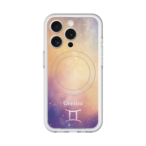 スリムプロテクションプレミアムケース with MagSafe［ STARRY SIGNS - オリジナル - Gemini ］