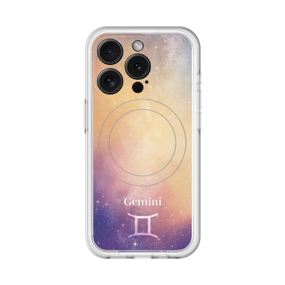 スリムプロテクションプレミアムケース with MagSafe［ STARRY SIGNS - オリジナル - Gemini ］