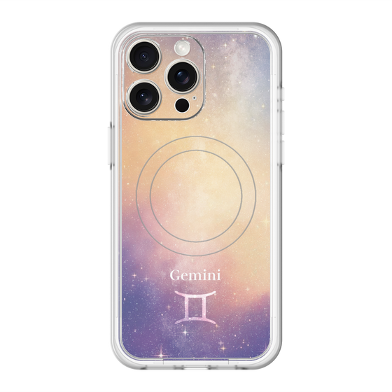スリムプロテクションプレミアムケース with MagSafe［ STARRY SIGNS - オリジナル - Gemini ］