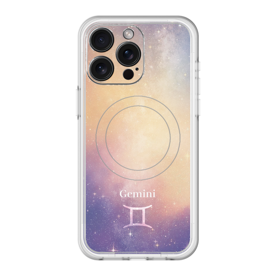 スリムプロテクションプレミアムケース with MagSafe［ STARRY SIGNS - オリジナル - Gemini ］