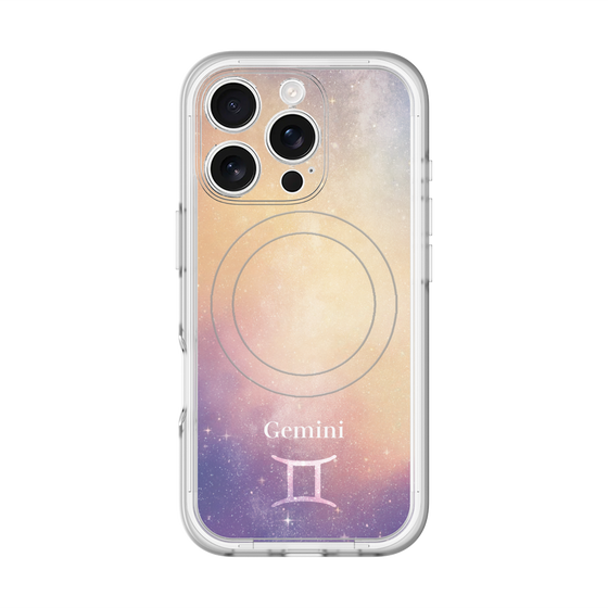 スリムプロテクションプレミアムケース with MagSafe［ STARRY SIGNS - オリジナル - Gemini ］