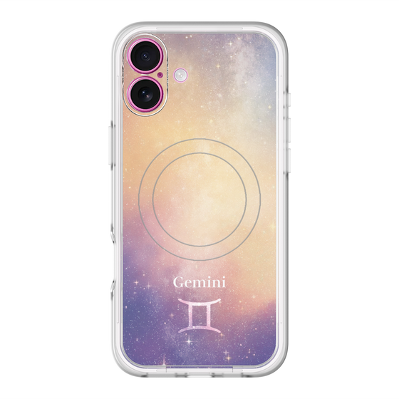 スリムプロテクションプレミアムケース with MagSafe［ STARRY SIGNS - オリジナル - Gemini ］