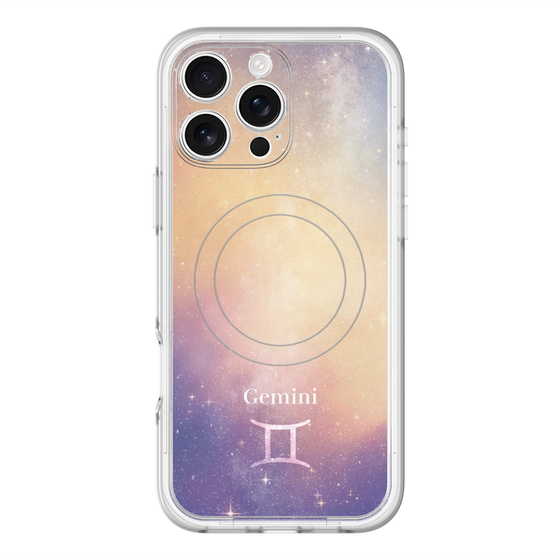 スリムプロテクションプレミアムケース with MagSafe［ STARRY SIGNS - オリジナル - Gemini ］