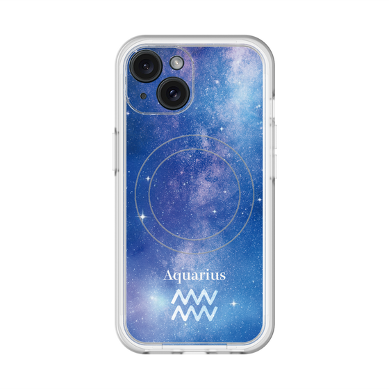 スリムプロテクションプレミアムケース with MagSafe［ STARRY SIGNS - オリジナル - Aquarius ］