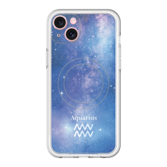 スリムプロテクションプレミアムケース with MagSafe［ STARRY SIGNS - オリジナル - Aquarius ］