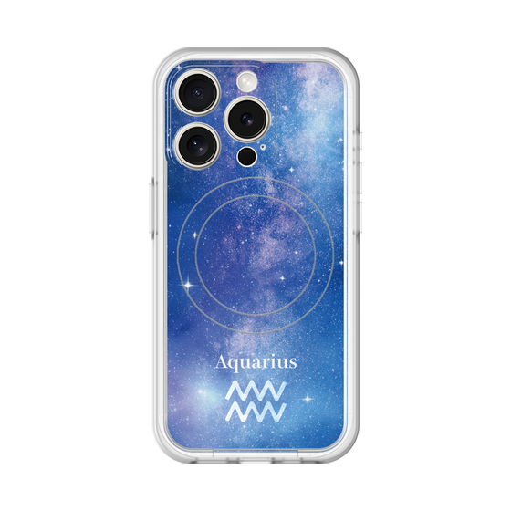 スリムプロテクションプレミアムケース with MagSafe［ STARRY SIGNS - オリジナル - Aquarius ］