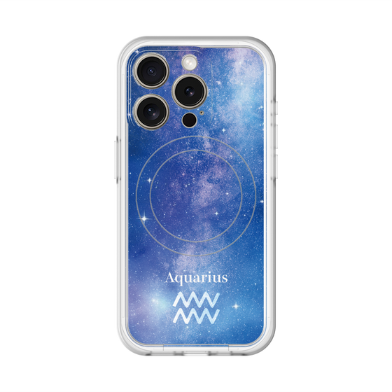 スリムプロテクションプレミアムケース with MagSafe［ STARRY SIGNS - オリジナル - Aquarius ］