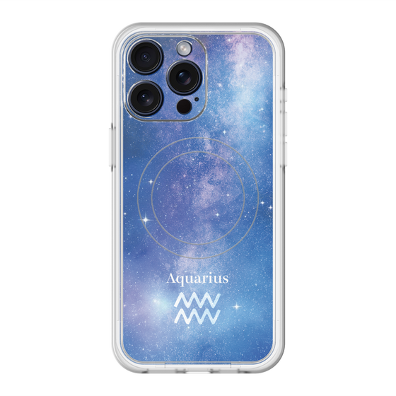 スリムプロテクションプレミアムケース with MagSafe［ STARRY SIGNS - オリジナル - Aquarius ］