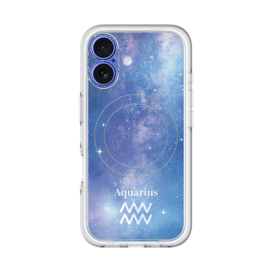 スリムプロテクションプレミアムケース with MagSafe［ STARRY SIGNS - オリジナル - Aquarius ］