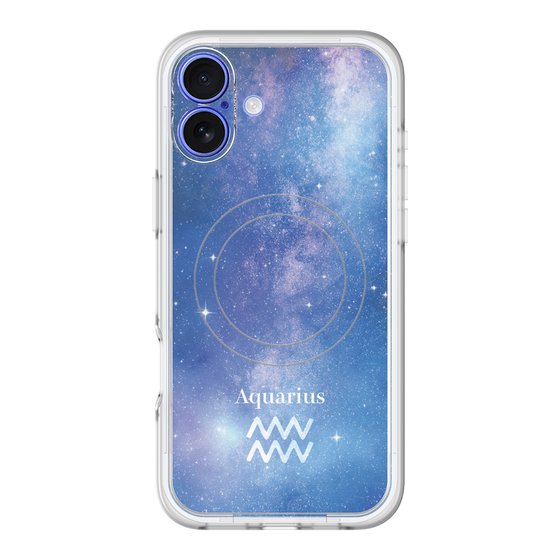スリムプロテクションプレミアムケース with MagSafe［ STARRY SIGNS - オリジナル - Aquarius ］